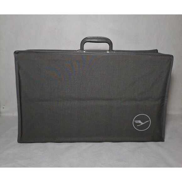 Vintage Lufthansa Crew Pilot Folding Suitcase, 1972 Munich Olympics (Rare Find) - Picture 2 of 12